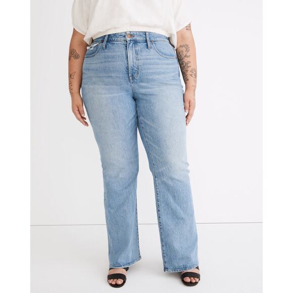 Madewell NWT The Plus Perfect Vintage Flare Jeans in Delavan Wash Size 26W - Picture 10 of 10